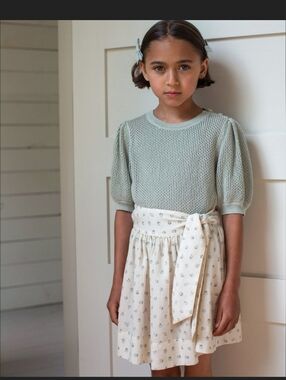 Soor Ploom Lupe Skirt In "Floret Print", 3Y
